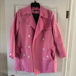 Ralph Lauren Women's Pink Double-Breasted Coat